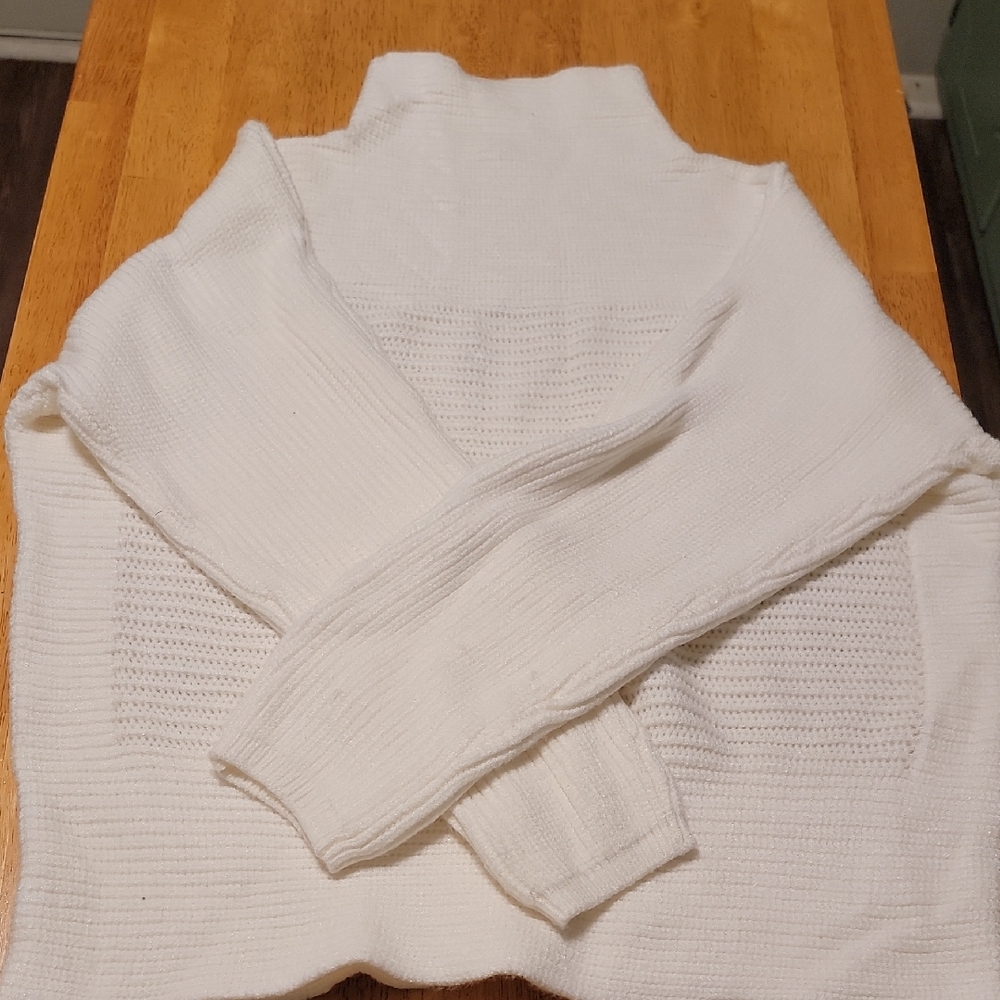 Max Studio Cream Knit Sweater